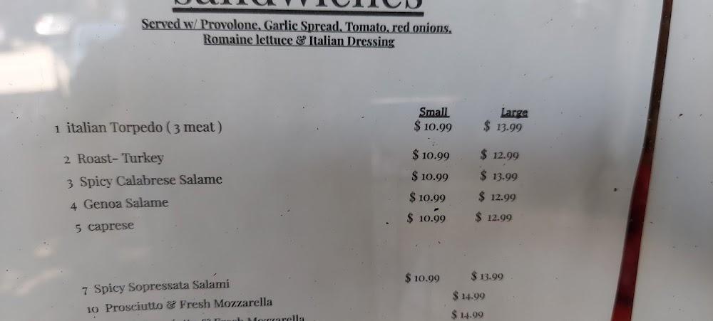 Angelo’s Italian Deli Menu image 3